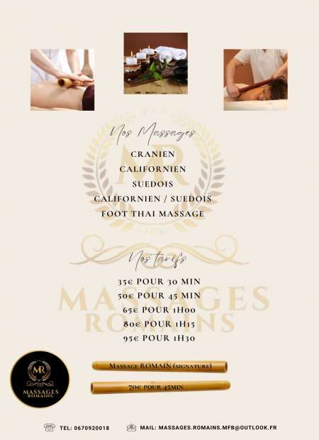 Massages Romains sur Béziers