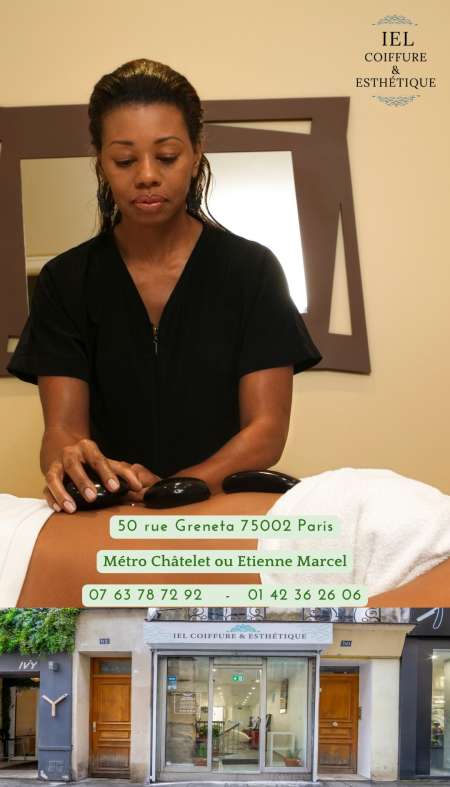 Masseuse Afro chez IEL Coiffure &amp; Esthétique