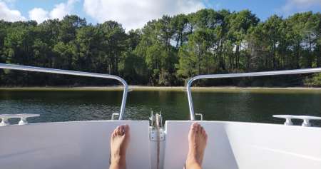 Massage détente sur un bateau