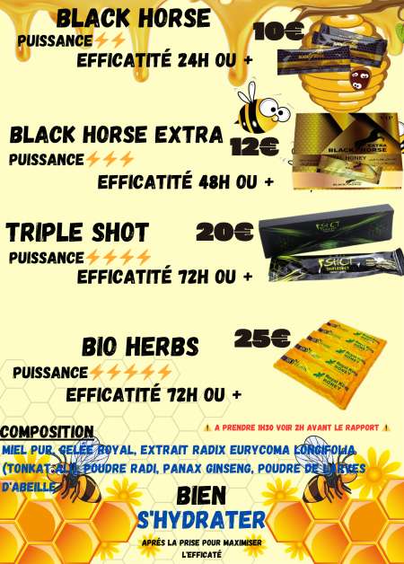 Miel d'amour (vrai booster d'énergie)